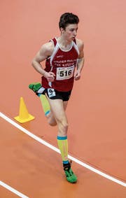 Hat bereits sechs Schweizer-Meister-Titel auf seinem Konto: der 17-jährige Schwyzer Silas Zurfluh vom TSV Steinen. (Bild: Hanspeter Roos (St. Gallen, 11. Februar 2018))