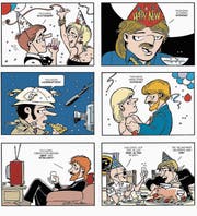 1989 war es in diesem Comic noch ein Kurzauftritt: Trump und sein Wunsch zu Silvester. (Bild: Splitter Verlag)