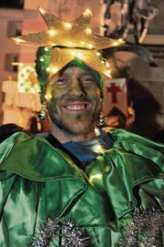 «Ich bin das erste Mal beim Eintrommeln dabei und finde es einfach cool.» Simon Heinzer, Altdorf (Bild: Urs Hanhart/UZ)