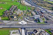 Landrat Simon Stadler fordert, dass das Industrieareal der Ruag verdichtet wird. (Bild: Visualisierung PD)