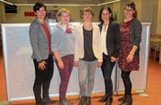 Die Vorstandsmitglieder des neu gegründeten Vereins (von links): Erika Imhof (Vizepräsidentin), Tanja Bucher (Kasse), Pamela von Arx (Aktuarin), Claudia Fedier (Präsidentin), Carmen Zurfluh (Weiterbildung). (Bild: PD (Altdorf, 18. September 2017))