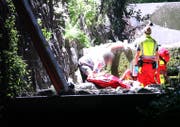 Die Verletzungen waren zum Glück weniger schlimm als angenommen. (Bild: Geri Holdener, Bote der Urschweiz)