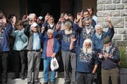 Die Wahl des neuen Sennenvaters der Sennenbruderschaft Bürglen fiel einstimmig aus. (Bild: Urs Hanhart (Spiringen, 29. September 2017))