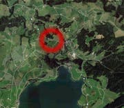Die Kollision ereignete sich auf der Meierenstrasse in Egg. (Bild: Google Maps)