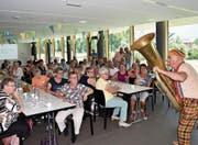 Musikhumorist Castolin sorgte für Unterhaltung. (Bild: Georg Epp (Schattdorf, 25. August 2017))