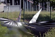 Attentat in Lyon: Hier wurde die enthauptete Leiche gefunden. (Bild: Keystone)