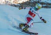 Betreibt seit 2010 den Telemarkrennsport: Beatrice Zimmermann. (Bild: Swiss-Ski (Saas-Fee, 18. November 2017))