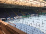 Blick in die Zürcher Saalsporthalle. (Bild: Daniel Wyrsch (Zürich, 16.2.2018))