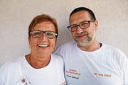 Nargrut Kubd Deutschland und Franz Bremgartner Olten. (Bild: Romano Cuonz (Flüeli, 16. Juni 2017))