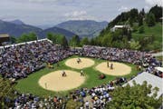 Beim ersten Bergkranzfest auf dem Stoos erwartet die Zuschauer ein spannendes Anschwingen ab 8.30 Uhr. (Bild: Rolf Eicher/schlussgang.ch)