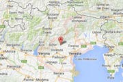 Die Bewohner der Region Venetien (rosa umrandet) wollen nicht mehr zu Italien gehören. (Bild: Google Maps)