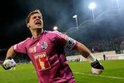 Nach zwei verlorenen Cupfinals soll es für David Zibung und seinem FCL am Mittwoch gegen Basel nun endlich zum Cupsieg reichen. (Bild: Keystone)