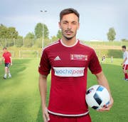 Stieg letzte Saison zum Captain des FC Sursee auf: der 27-jährige Samuel Huber. (Bild cb)