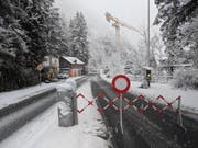 Kein Durchkommen beim Wolfssprung. (Bild: Geri Holdener, Bote der Urschweiz)