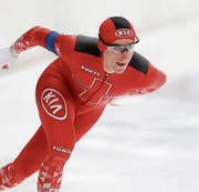 Livio Wenger gewinnt das internationale Rennen im deutschen Inzell über 1500 Meter. (Bild: Neeke Wassenbergh-Smit (21. Oktober 2017))