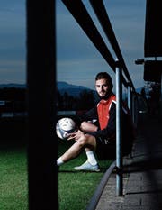 Eldin Muharemi hat schon einiges erlebt als Fussballer. (Bild: Stefan Kaiser (Cham, 4. Oktober 2017))