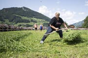 Impresssionen von der EM im Handmähen in Ingenbohl. (Bild: Keystone)