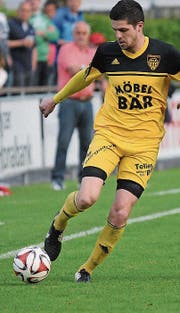 Erzielte mittels Foulpenalty die 1:0-Führung für Altdorf: Stürmer Toni Pavic. (Bild: Urs Hanhart)