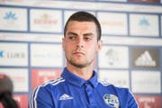 Tomi Juric an der Pressekonferenz vom Freitag: «Ich bin überzeugt, dass wir aus der schwierigen Situation herauskommen.» (Bild: Manuela Jans-Koch (Luzern, 8. Juli 2016))