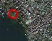 Der Vorfall ereignete sich beim Pumpenhäuschen am See. (Bild: Google Maps)