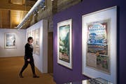 Die soeben zu Ende gegangene Ausstellung ««Reklamekunst und Reiseträume» im Talmuseum Engelberg (Bild: Corinne Glanzmann (Engelberg, 5. Dezember 2017))