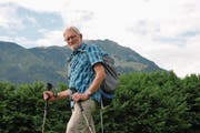 Koni Lüönd leitet Wandertouren aus Leidenschaft. (Bild: Matthias Piazza (Stans, 10. Juli 2017))