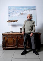 In seiner Galerie «Kunst & Krempel» sorgt Walter F. Haettenschweiler zurzeit für das Erstere. (Bild Stefan Kaiser)