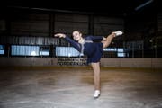 Valentina Biasca trainiert im Sportingpark Engelberg. (Bild: Manuela Jans-Koch (10. Dezember 2016))