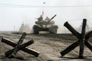 Die Uno äusserte sich am Mittwoch zur Ukraine-Krise. Im Bild: Pro-Russische Kampfeinheiten in der nähe von Torez im September 2015. (Bild: EPA/ALEXANDER ERMOCHENKO)
