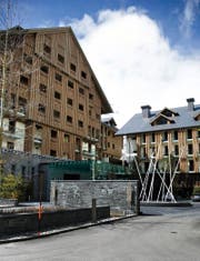 Das Hotel The Chedi ist nicht nur in Uri Spitzenreiter. Bild: Corinne Glanzmann (Andermatt, 14. April 2016)