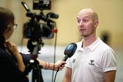 Otto Moilanen, Coach Ad Astra Sarnen: «40 Minuten lang war nicht das Ad Astra Sarnen auf dem Feld, das wir eigentlich kennen.» (Bild: Michael Peter)