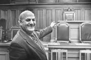 Archivbild: Der ehemalige Obwaldener Ständerat Jost Dillier ist im Alter von 94 Jahren gestorben. Der CVP-Vertreter gehörte von 1970 bis 1982 dem Ständerat an. (Bild: Walter Rutishauser)
