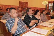 Die Sitzung des Korporationsrates im Rathaus in Altdorf zog sich in die Länge. (Bild: Elias Bricker (Altdorf, 17. Februar 2017))