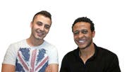Bahram (links) macht die Lehre als Hochbauzeichner, Benhur steht vor der Ausbildung als Automatikmonteur. (Bild: PD)