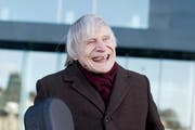 Das ansteckende lachen war eines der Markenzeichen von Dimiitri. Unser Bild zeigt ihn bei einem Besuch in Luzern im Januar letzten Jahres. (Bild: Corinne Glanzmann/Neue LZ)