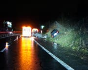 Der Wildzaun wurde auf einer Länge von 50 Metern niedergerissen. (Bild: Zuger Polizei)
