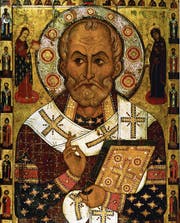 So ungefähr soll der heilige Nikolaus von Myra ausgesehen haben. (Bild: Heritage Images/Getty)