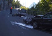 Die Morschacherstrasse wurde für den Verkehr gesperrt.