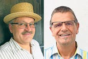 Die beiden Kandidaten: Peter Keusch (SVP) und Kurt Brunner (Parteilos). (Bilder: PD)