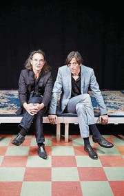 Pedro Lenz (rechts) erzählt, Christian Brantschen spielt. (Bild: PD)