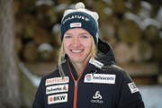 «Meine Muskulatur war in der entscheidenden Phase völlig übersäuert.» Nadine Fähndrich, Langläuferin aus Eigenthal (Bild: Gian Ehrenzeller / Keystone)