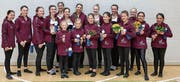 Das erfolgreiche Baarer Swiss-Cup-Team. (Bild: Corina Kümin/PD)