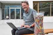Klaus Imfeld hat heute seinen letzten Arbeitstag als Heilpädagoge. (Bild: Matthias Piazza (Engelberg, 27. Juni 2017))