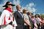 Im Kanton Obwalden sucht man nach einem Nachfolger für Finanzdirektor Hans Wallimann (hier im Bild). (Bild: Philipp Schmidli)