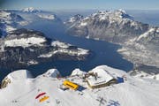 Das Gipfelrestaurant auf dem Stoos mit traumhafter Aussicht. (Bild: pd)