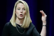 Ein Archivbild von Yahoo Präsidentin und CEO Marissa Mayer. (Bild: AP Photo/Eric Risberg, File)
