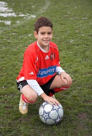Filip Ugrinic 2007 als achtjähriger Junior beim FC Kickers.