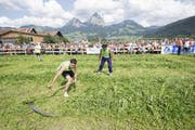 Impresssionen von der EM im Handmähen in Ingenbohl. (Bild: Keystone)