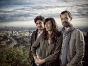 Max Karli, Pauline Gygax und Claude Barras. (Bild: Serge Hoeltschi)