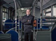Stefan Studer ist seit 30 Jahren Chauffeur bei den Verkehrsbetrieben Luzern. (Bild: Pius Amrein (Luzern, 20. Dezember))